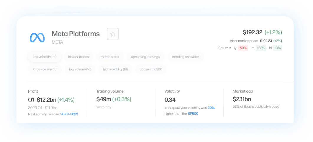 Dashboard screen image